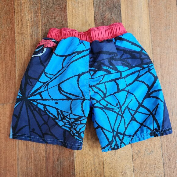 Marvel Spiderman Kids Swimsuit Trunks Size 4/5 - Picture 7 of 8